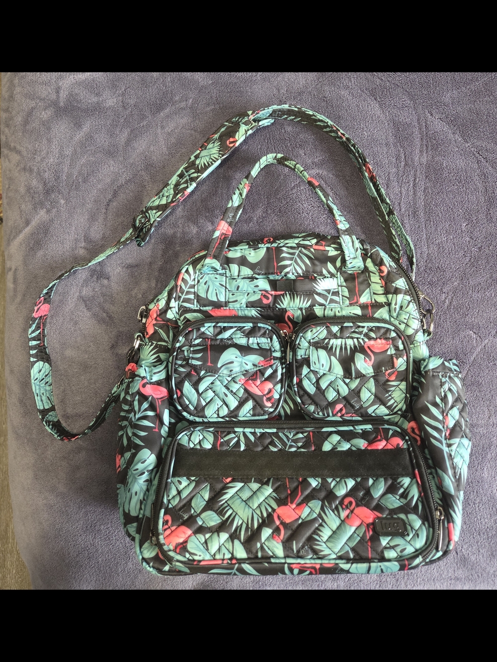 Lug Mini Puddle Jumper Flamingo Black